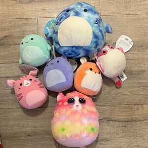 Squishmallow Plush Toy Set